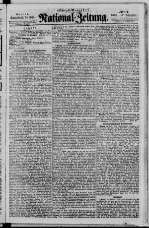 Nationalzeitung vom 24.02.1855