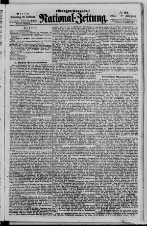 Nationalzeitung vom 25.02.1855
