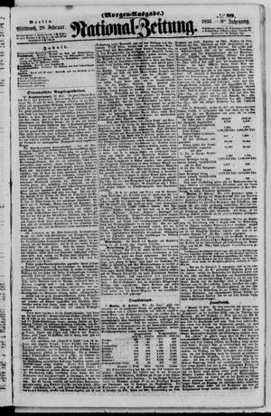 Nationalzeitung vom 28.02.1855