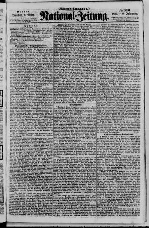 Nationalzeitung vom 06.03.1855