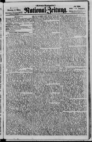Nationalzeitung vom 12.03.1855