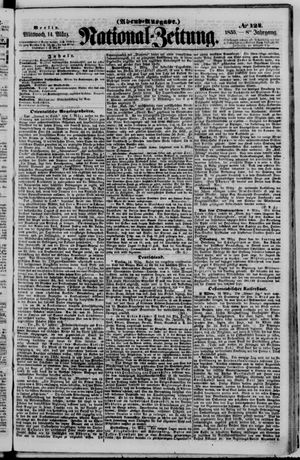 Nationalzeitung vom 14.03.1855