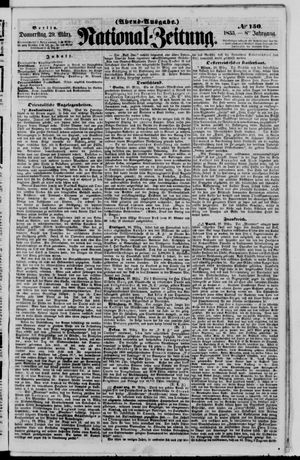 Nationalzeitung vom 29.03.1855