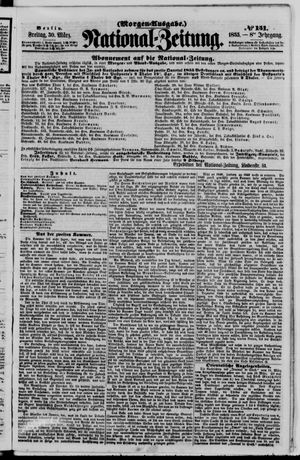 Nationalzeitung vom 30.03.1855