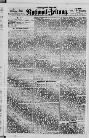 Nationalzeitung vom 04.04.1855