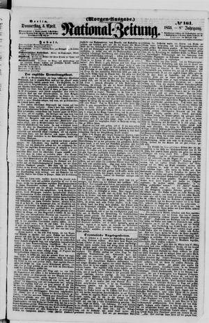 Nationalzeitung vom 05.04.1855