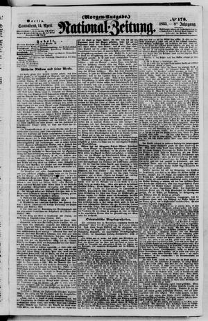 Nationalzeitung vom 14.04.1855