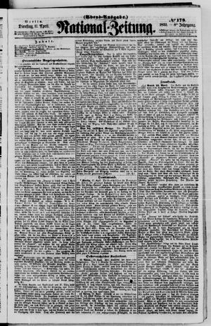 Nationalzeitung vom 17.04.1855
