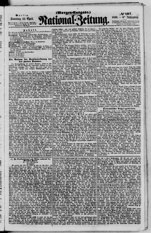 Nationalzeitung on Apr 22, 1855