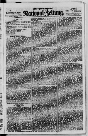 Nationalzeitung vom 26.04.1855