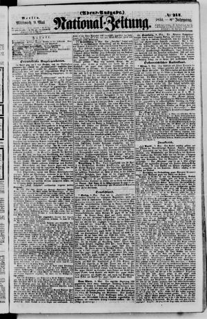 Nationalzeitung vom 09.05.1855