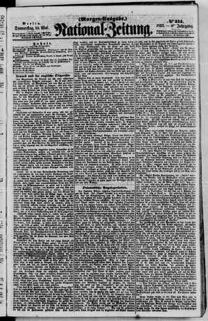 Nationalzeitung vom 10.05.1855
