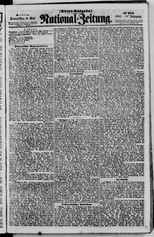 Nationalzeitung vom 10.05.1855