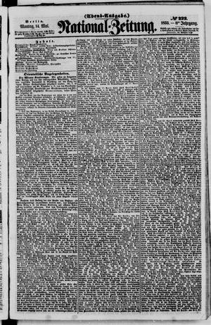 Nationalzeitung vom 14.05.1855