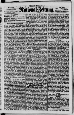 Nationalzeitung vom 15.05.1855