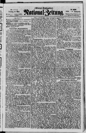 Nationalzeitung vom 18.05.1855