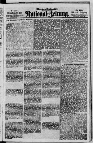 Nationalzeitung vom 19.05.1855