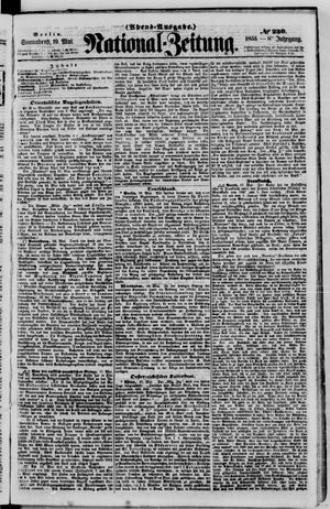 Nationalzeitung vom 19.05.1855