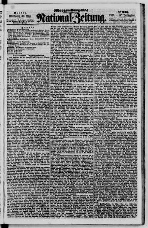 National-Zeitung vom 30.05.1855