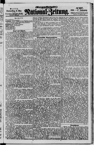 Nationalzeitung vom 31.05.1855