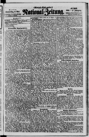 Nationalzeitung vom 31.05.1855