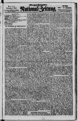 Nationalzeitung vom 03.06.1855