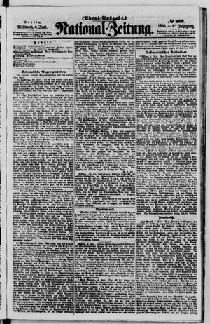 Nationalzeitung vom 06.06.1855