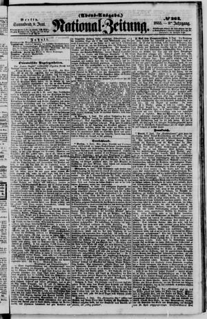 Nationalzeitung vom 09.06.1855