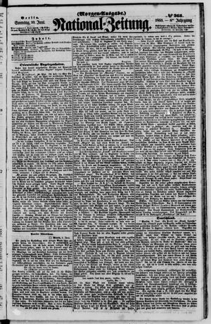 Nationalzeitung vom 10.06.1855