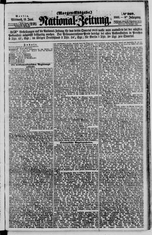 Nationalzeitung vom 13.06.1855