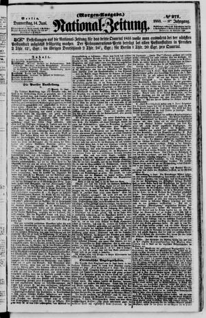 Nationalzeitung vom 14.06.1855