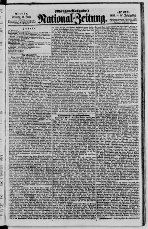 Nationalzeitung vom 15.06.1855
