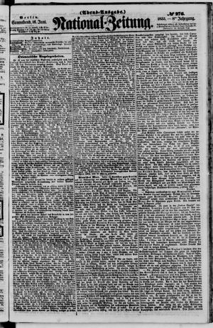 Nationalzeitung vom 16.06.1855