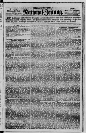 Nationalzeitung vom 20.06.1855