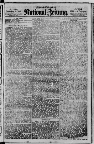 Nationalzeitung vom 21.06.1855