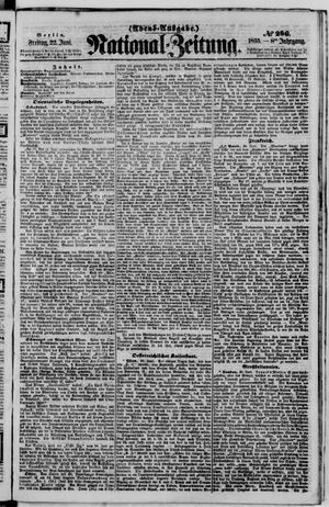 Nationalzeitung vom 22.06.1855