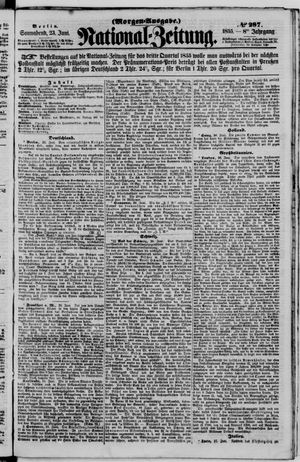 Nationalzeitung vom 23.06.1855