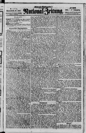 Nationalzeitung vom 23.06.1855
