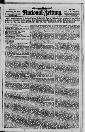 Nationalzeitung vom 28.06.1855