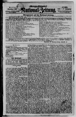 Nationalzeitung vom 01.07.1855
