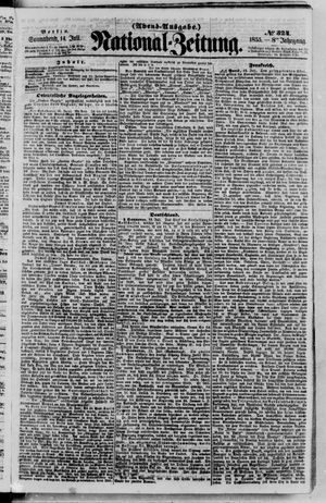 Nationalzeitung vom 14.07.1855