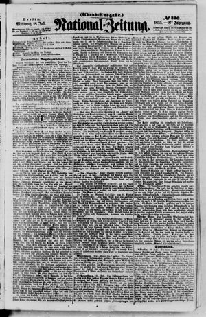 Nationalzeitung vom 18.07.1855