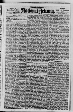 Nationalzeitung vom 19.07.1855
