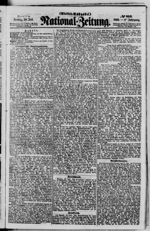 Nationalzeitung vom 20.07.1855