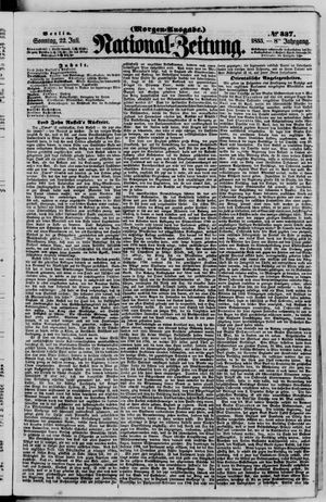 Nationalzeitung vom 22.07.1855