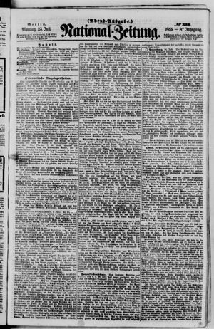 Nationalzeitung vom 23.07.1855