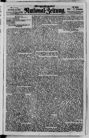 Nationalzeitung vom 25.07.1855