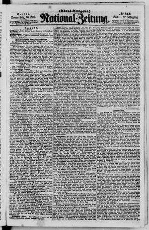 Nationalzeitung vom 26.07.1855