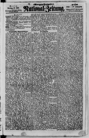 Nationalzeitung vom 27.07.1855