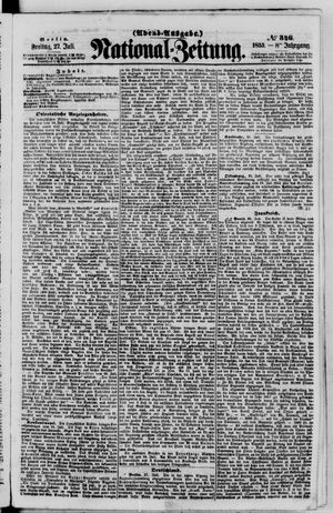 Nationalzeitung vom 27.07.1855